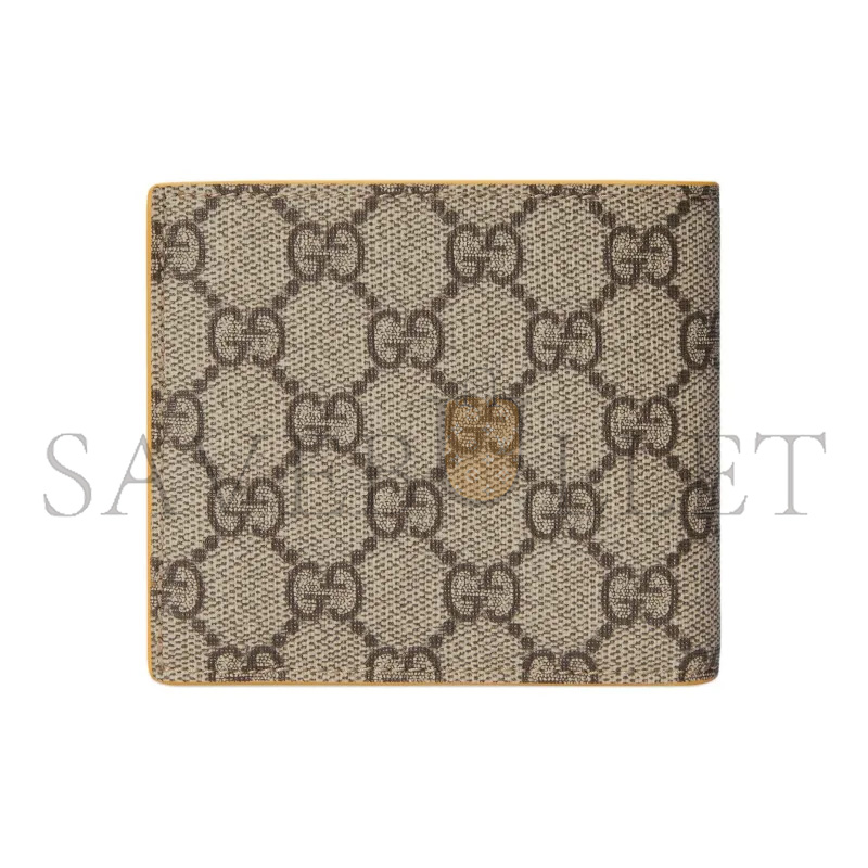 Gvc*1 yellow interior gg coin wallet 768244 (21*9cm)